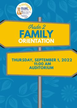 Grade 2 Family Orientation